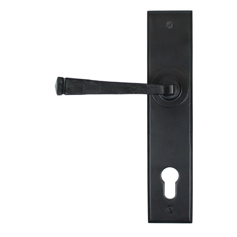 From the Anvil Avon Lever Espag. Lock Set - Black - (Sold in Pairs)
